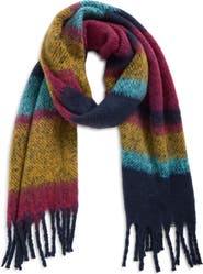 Treasure & Bond Stripe Fringe Scarf
