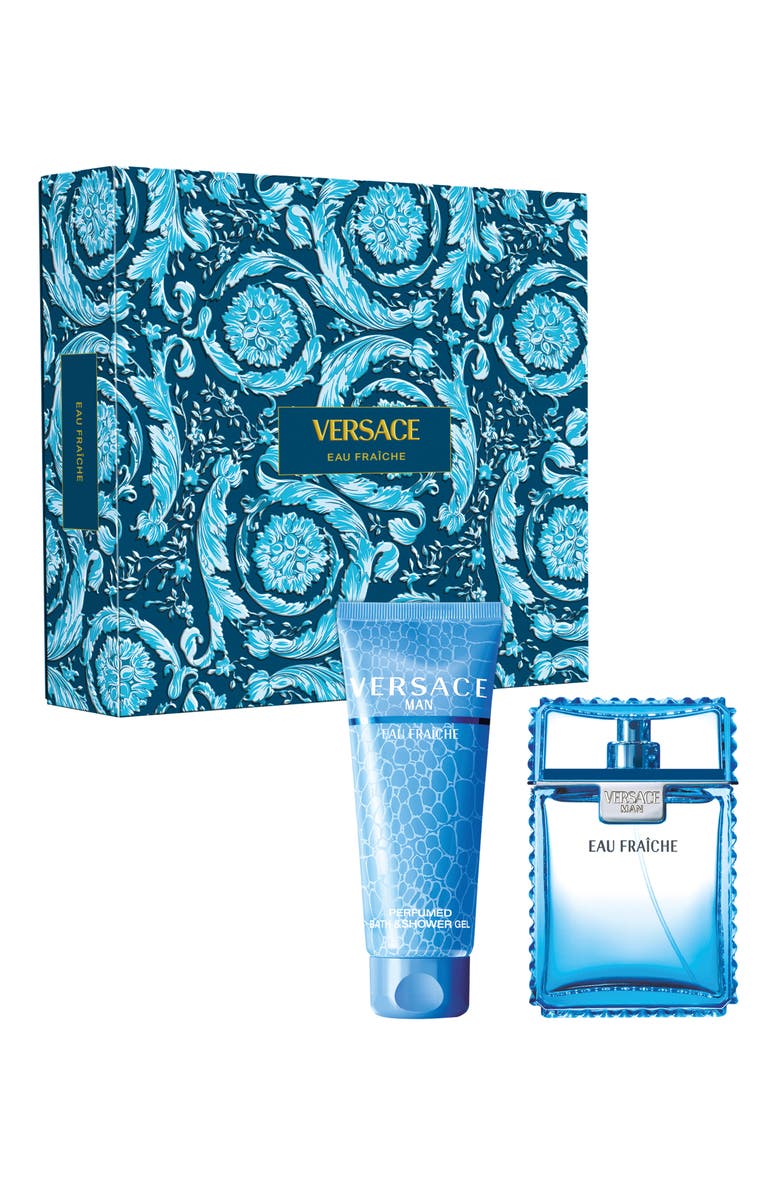 Versace Man Eau Fraîche Eau de Toilette Gift Set $131 Value, Main, color, 