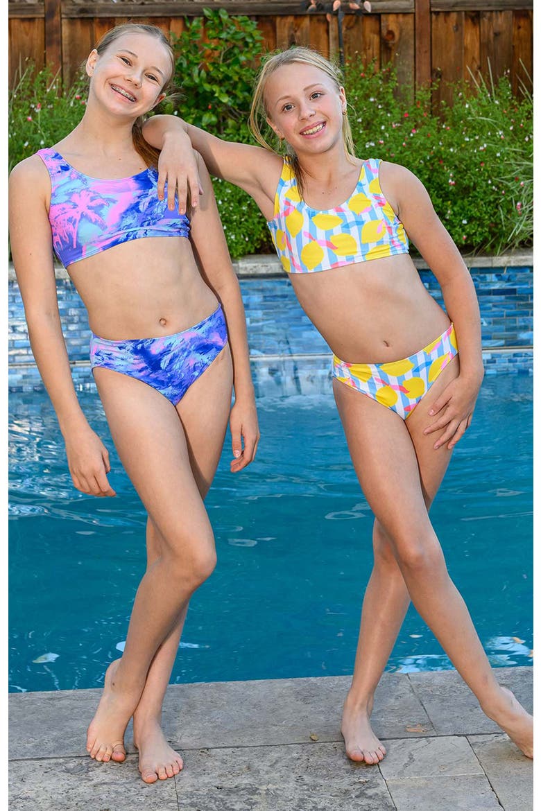 Lemon Squeezy Bikini Top, Alternate, color, Lemon Squeezy