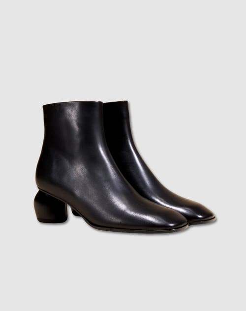 Mi/mai Tadao Low Heel Ankle Boot In Black