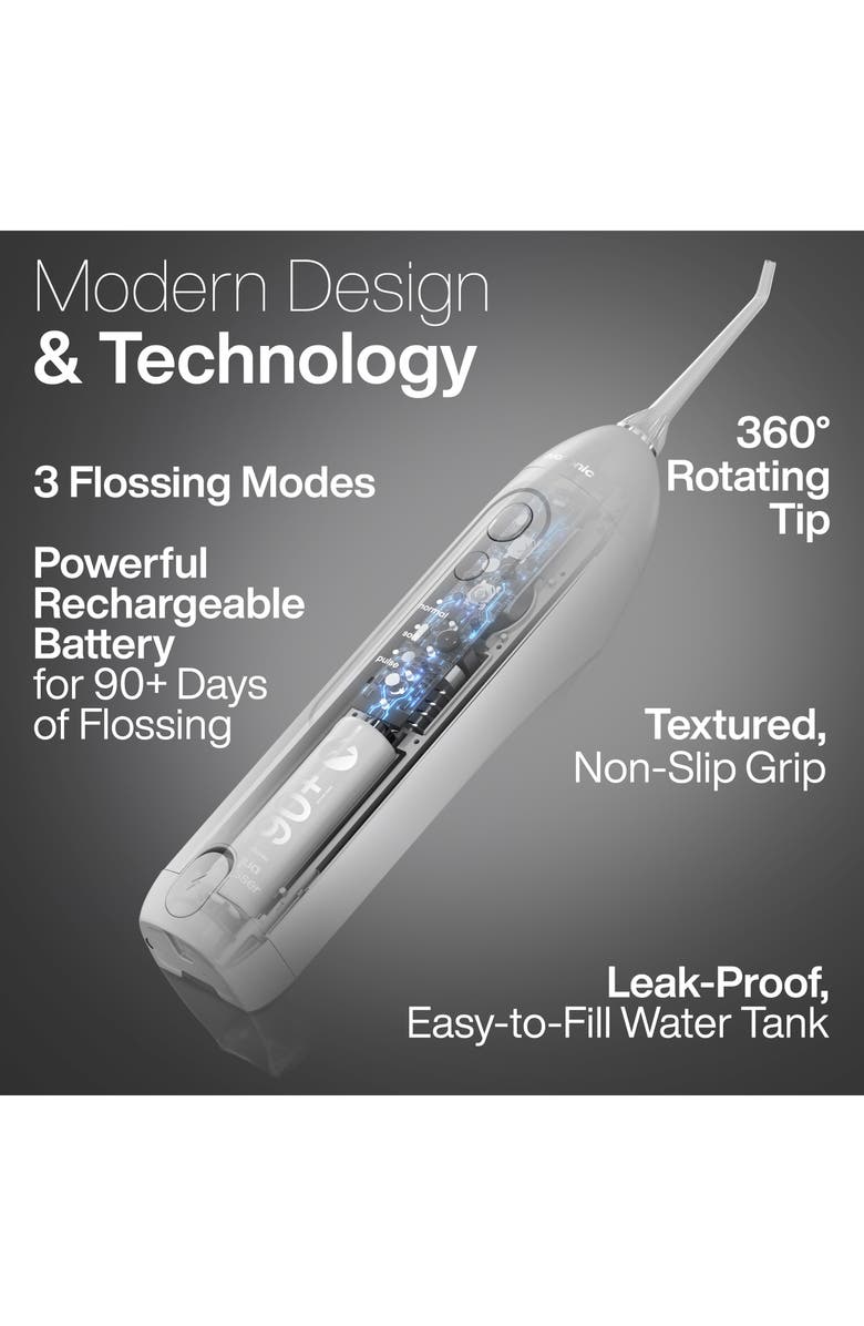 AQUASONIC Icon Stone Flosser, Alternate, color, Stone