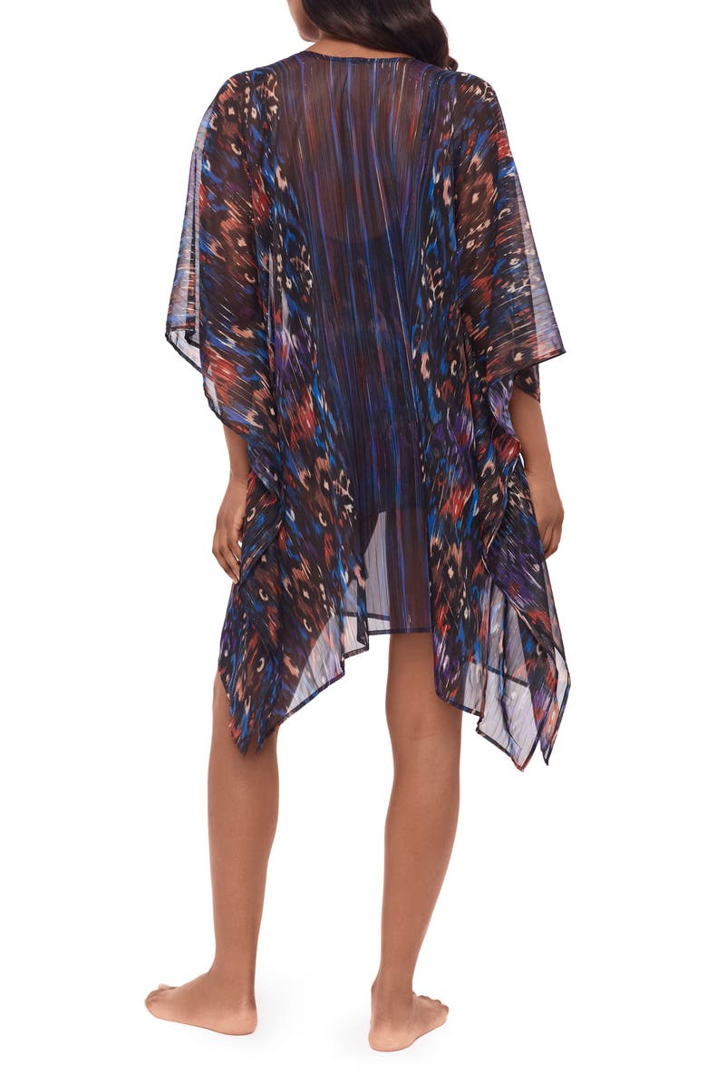 Miraclesuit<sup>®</sup> Tapiz Metallic Chiffon Cover-Up Caftan, Alternate, color,