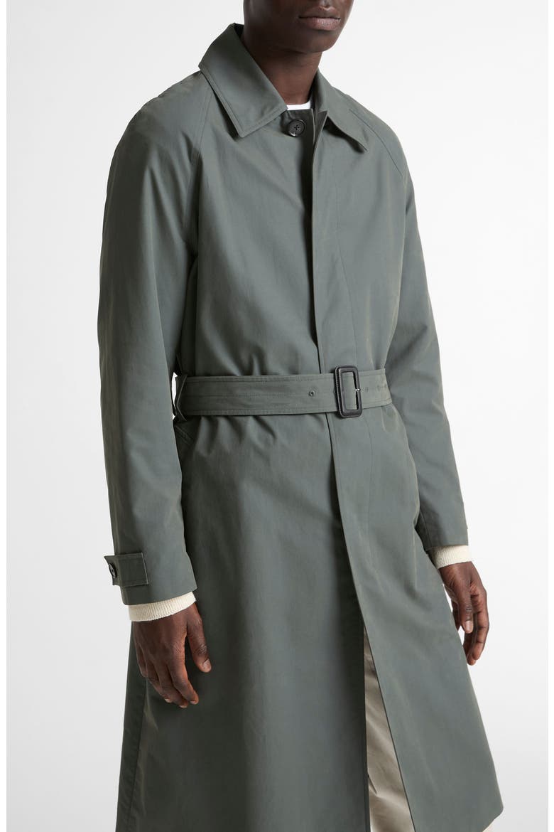 Single Breasted Trench Coat, Alternate, color, SLATE