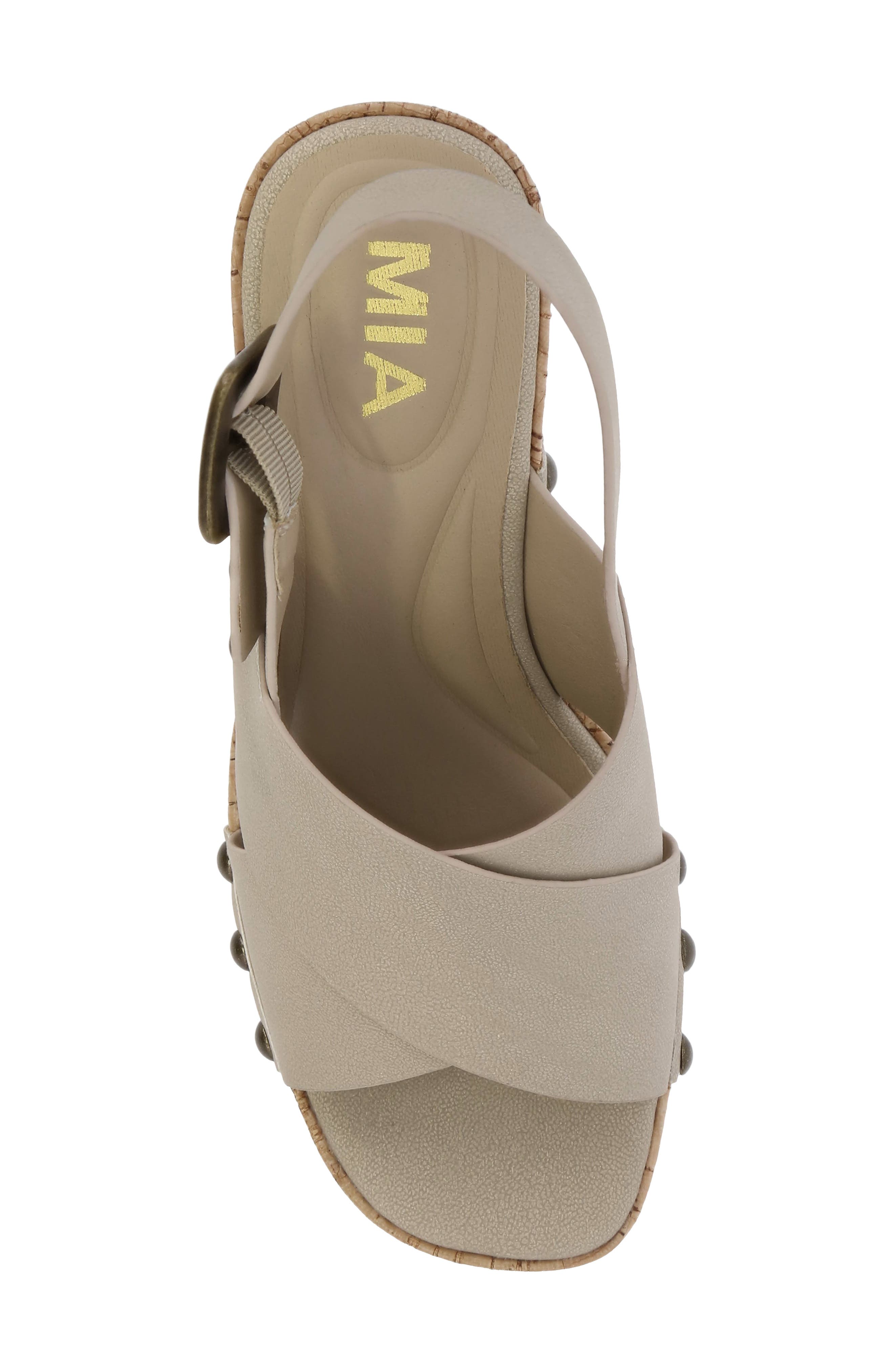 Elleiana Wedge Sandal, Alternate, color, SAND
