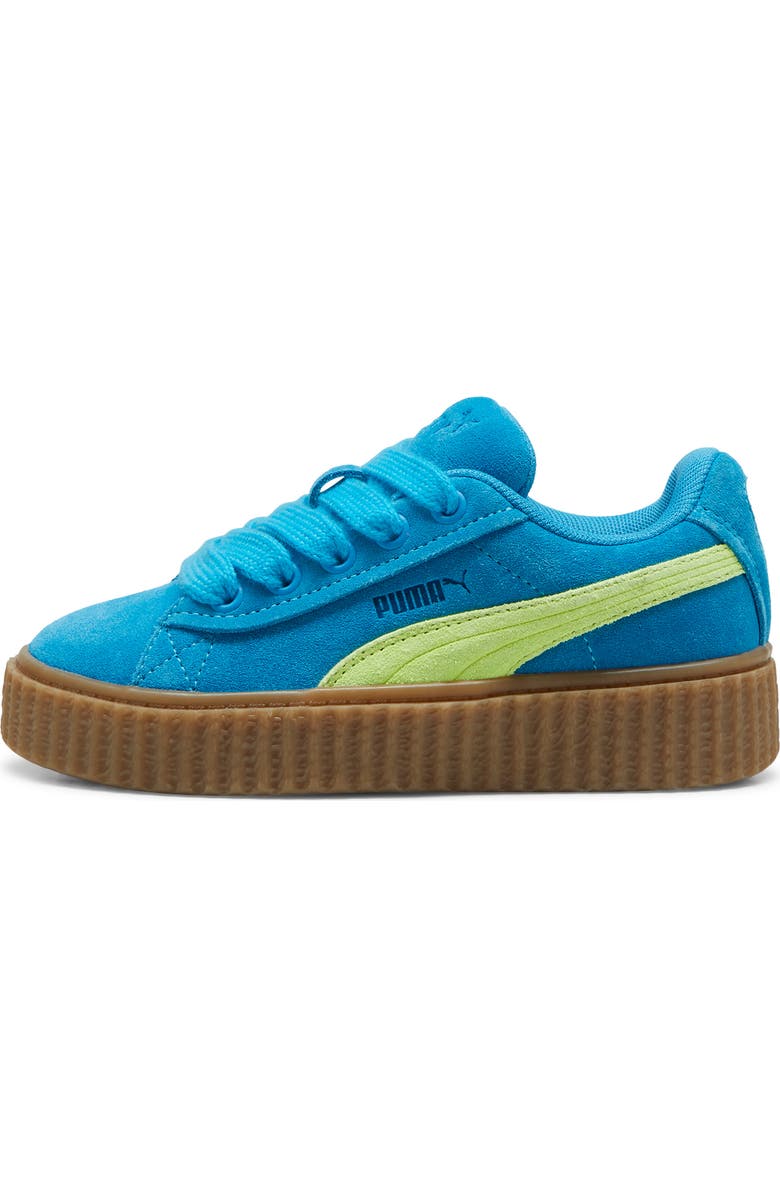PUMA x FENTY Kids' Creeper Sneaker, Alternate, color, Speed Blue-Lime Pow-Gum