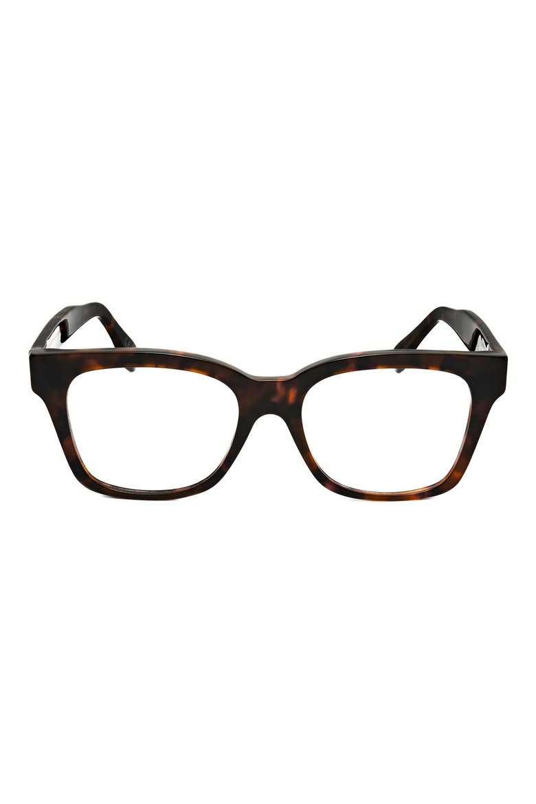 50mm Rectangular Optical Glasses, Main, color, BLACK