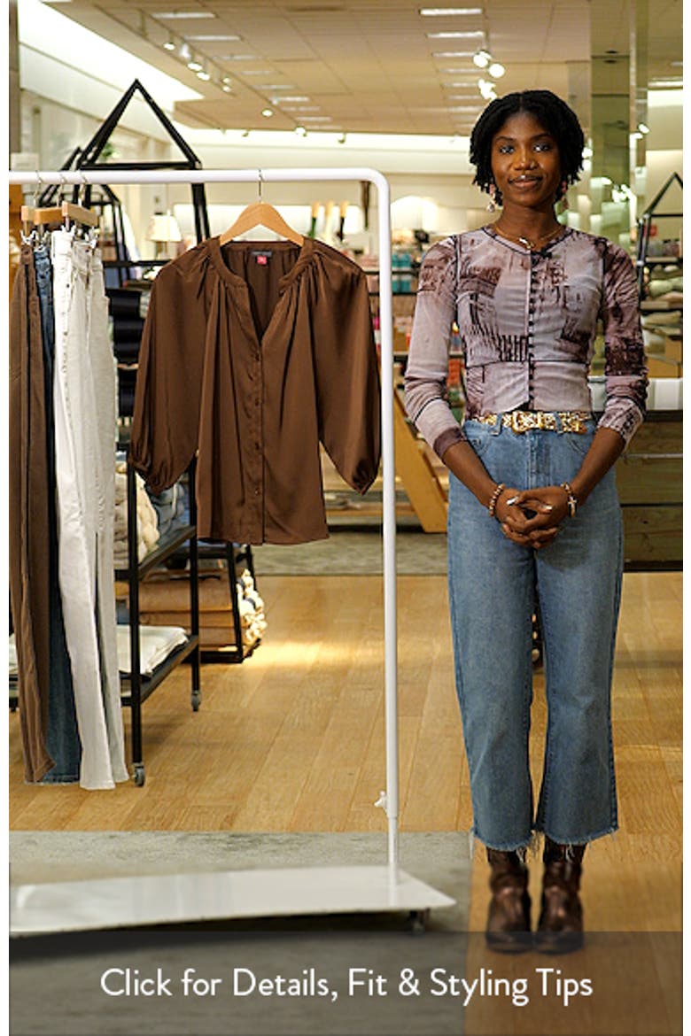 Raglan Sleeve Satin Top video