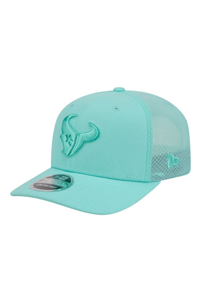Men's New Era  Turquoise Houston Texans Color Pack 9SEVENTY Adjustable Hat, Main, color, Turquoise