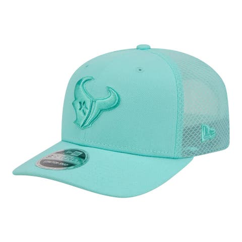 Men's New Era  Turquoise Houston Texans Color Pack 9SEVENTY Adjustable Hat