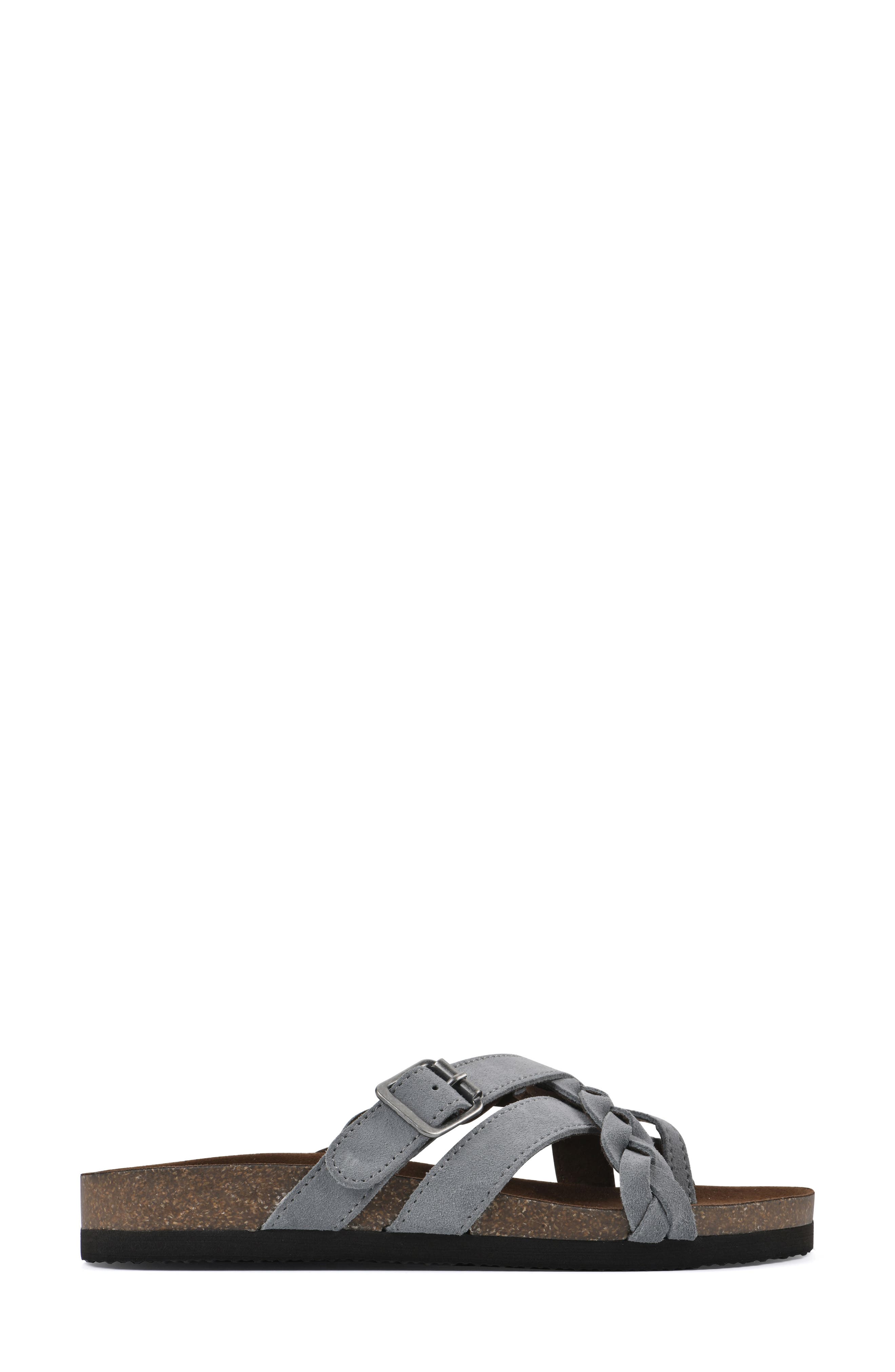 Harrington Leather Footbed Sandal, Alternate, color, NAVY/LEATHER