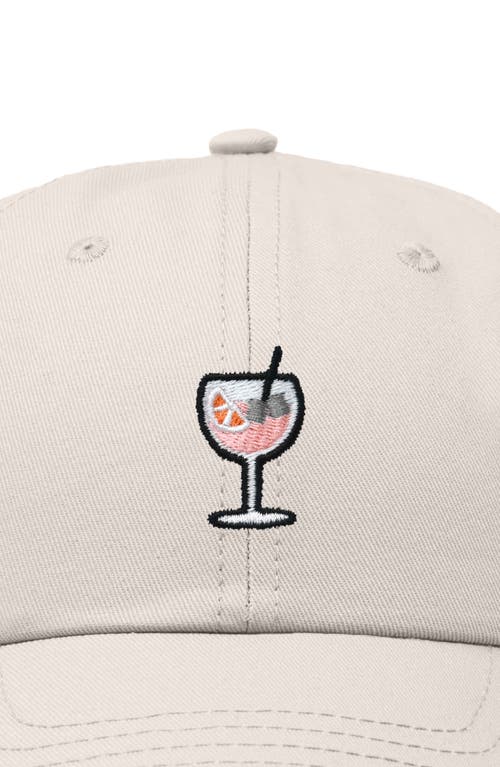 Dalix Spritz Embroidered Everyday Hat In Beige