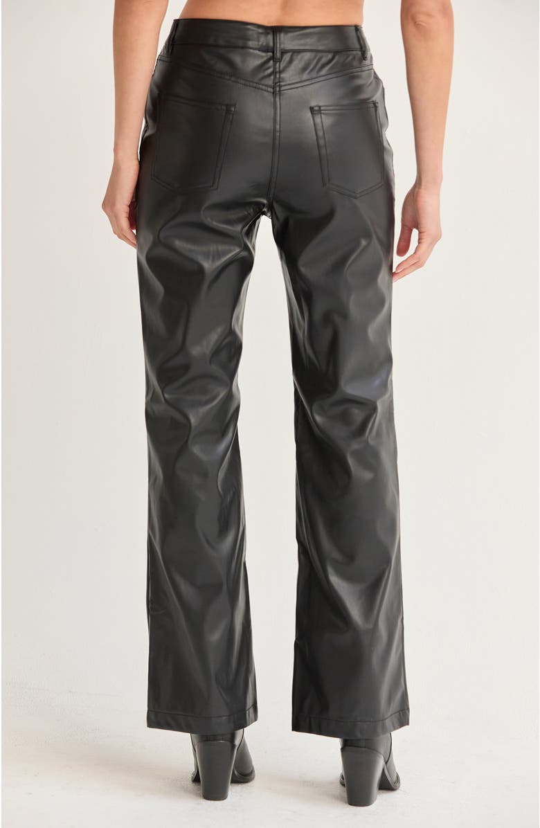 CRESCENT Faux Leather Pants, Alternate, color, Black