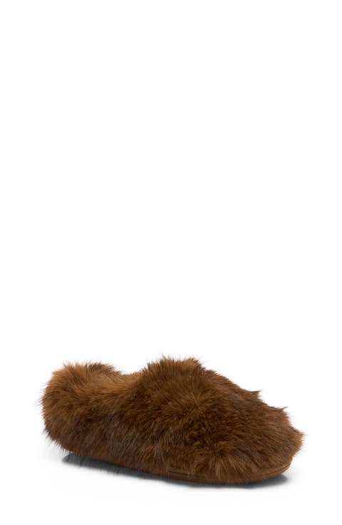 Snowed In Faux Fur Slipper