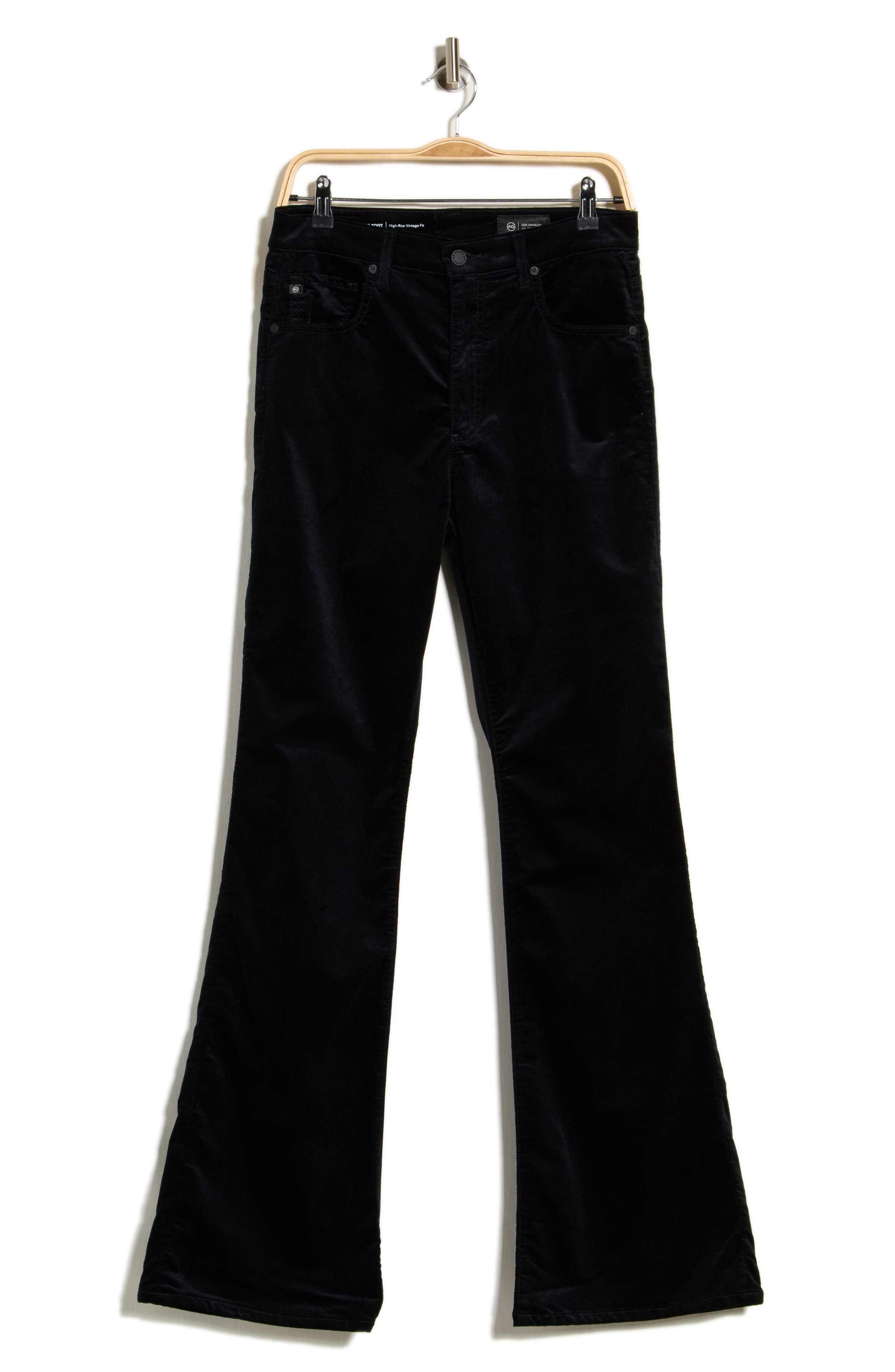 Alexxis Coated High Waist Bootcut Jeans
