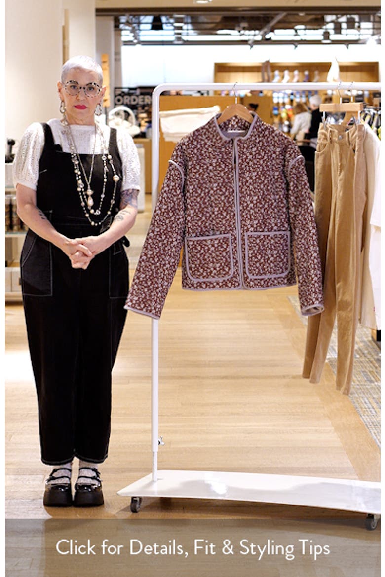 Floral Quilted Jacket video
