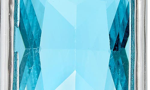 Savvy Cie Jewels Aqua Cubic Zirconia Drop Earrings