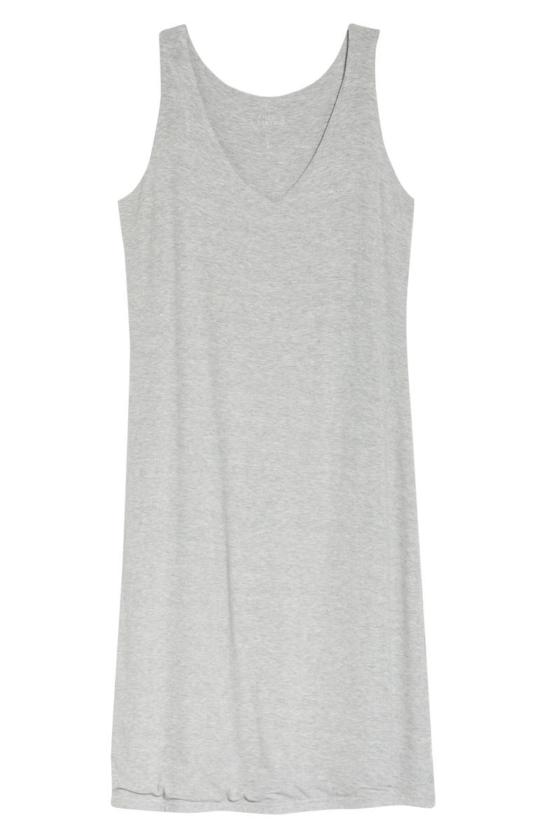 Cozy Earth Rib Knit Nightgown, Alternate, color, Grey