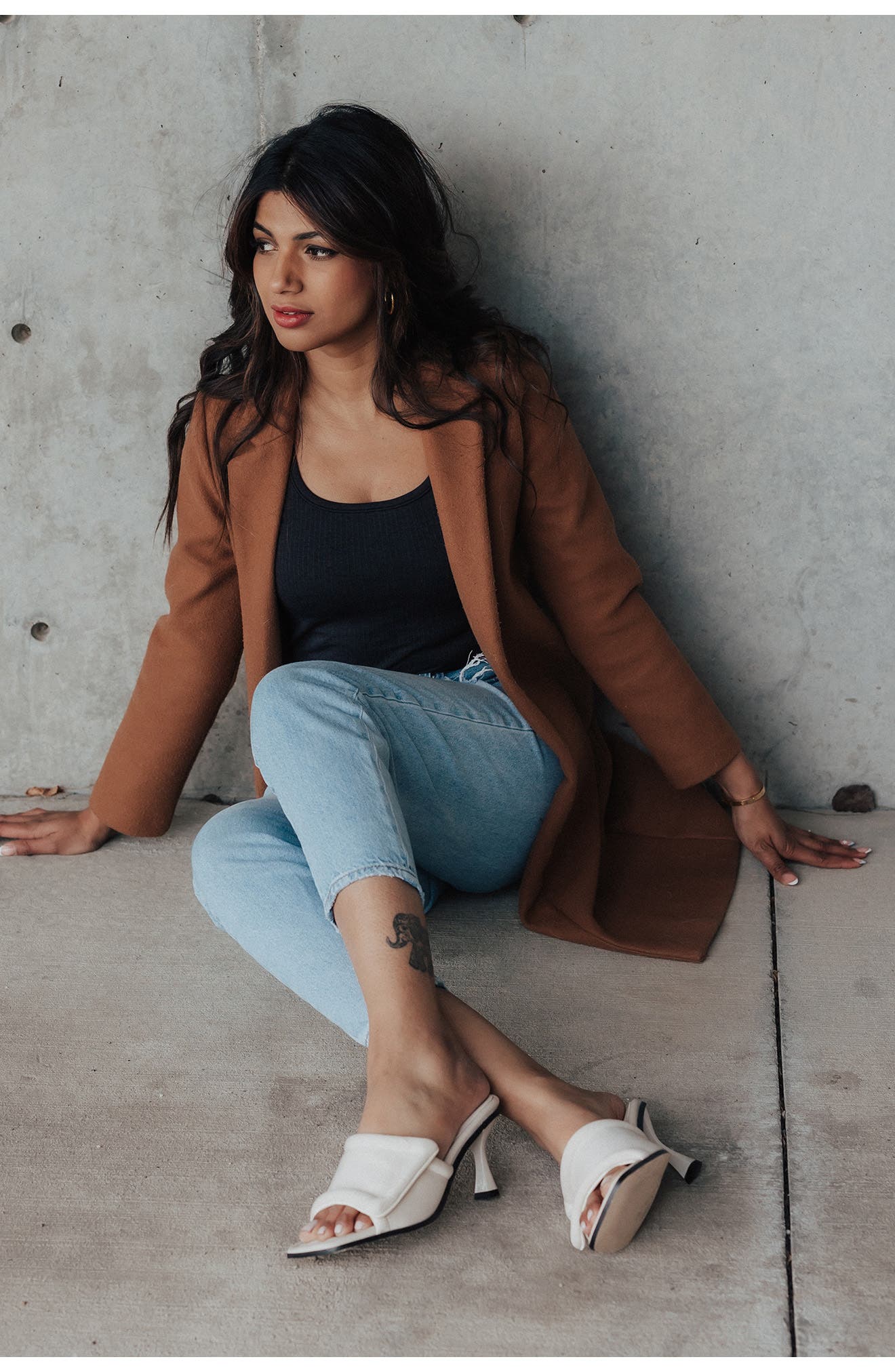 Journee Collection Addriel Slide Sandal, Alternate, color, Bone