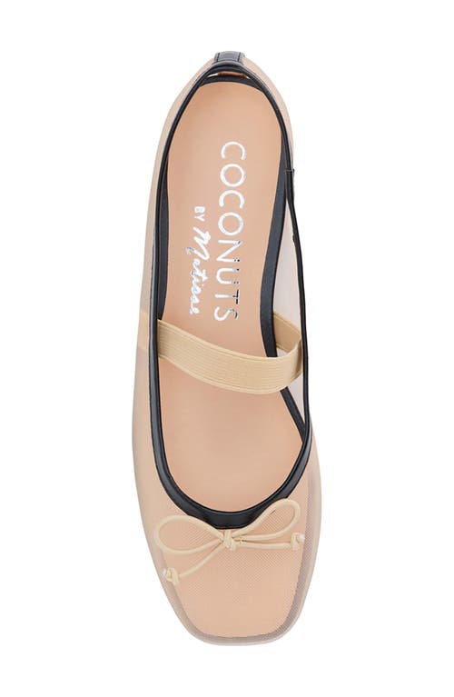Coconuts By Matisse Bronx Mesh Ballerina Flat In Beige Mesh