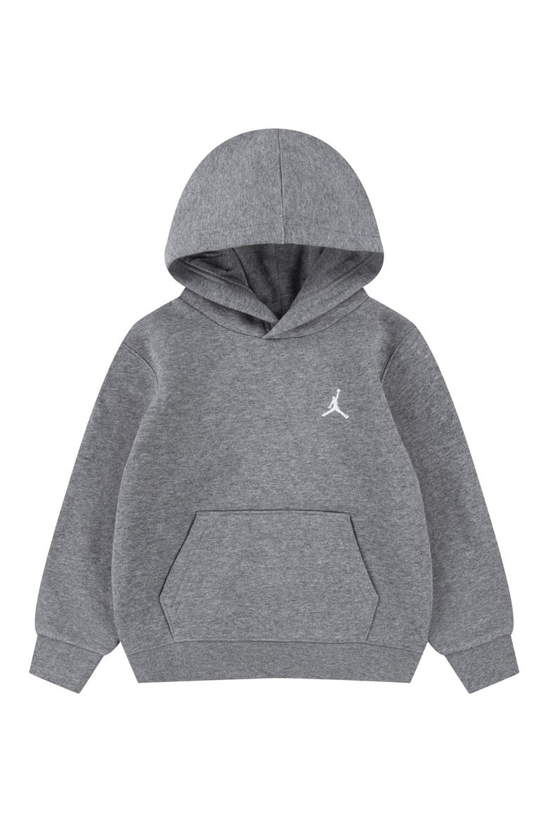 Kids' MJ Brooklyn Fleece Hoodie, Main, color, CARBON HEATHER