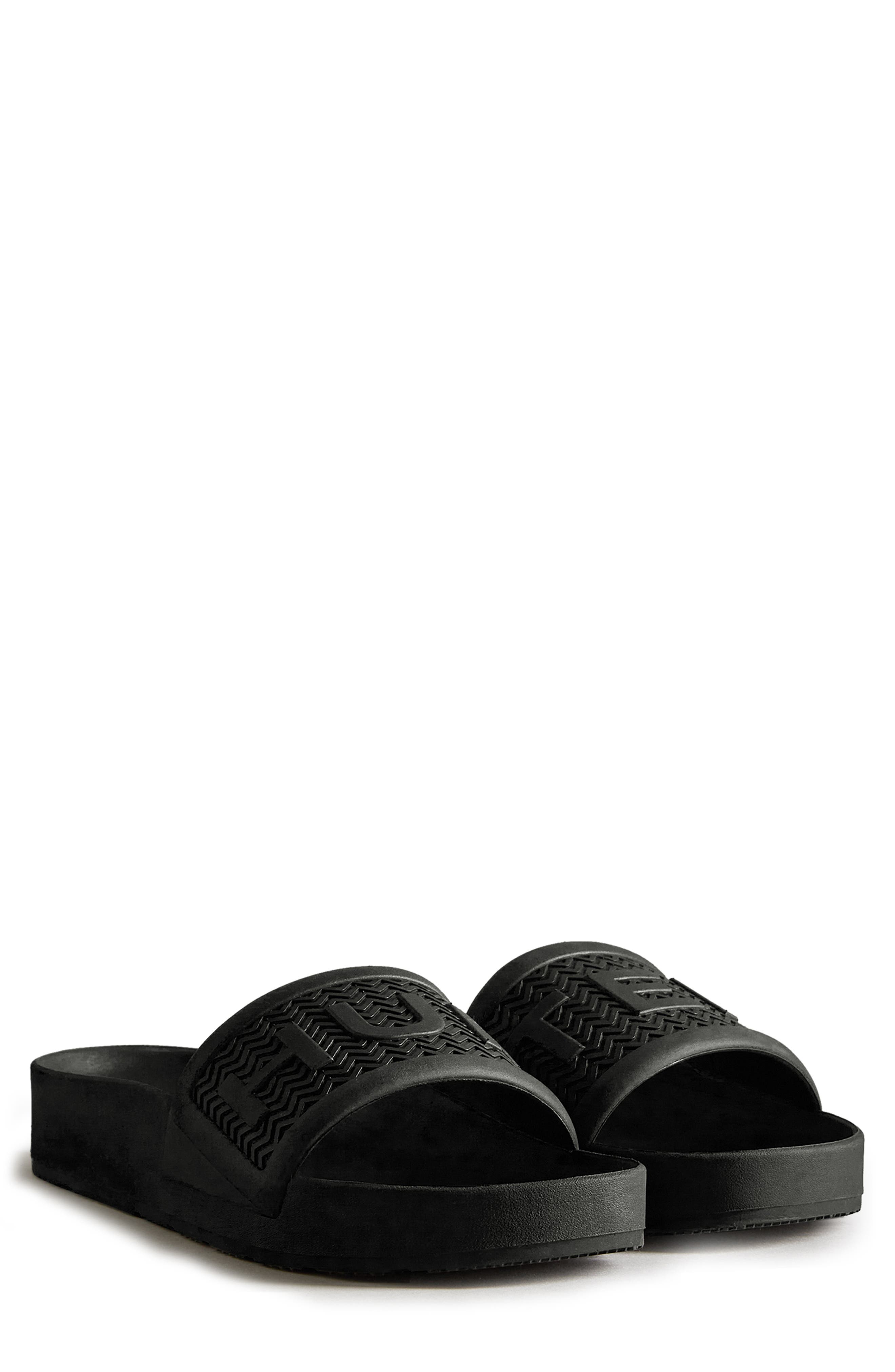 Hunter Bloom Algae Foam Slide Sandal, Main, color, 