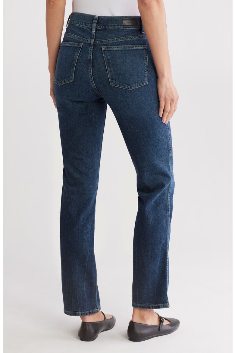 Patti High Waist Ankle Straight Leg Jeans, Alternate, color, CROMER