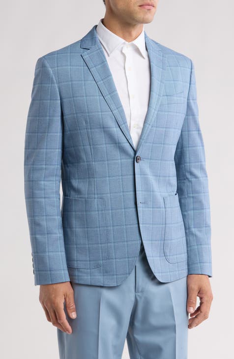 Windowpane Check Sport Coat