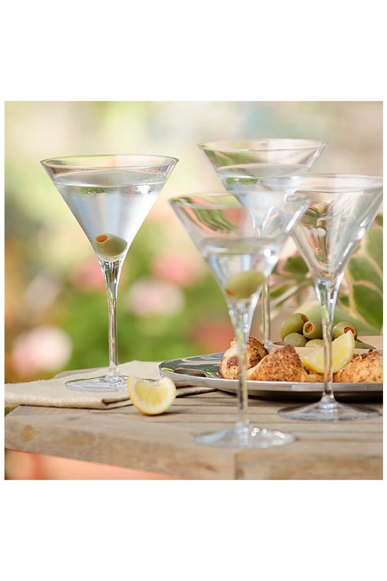 Martini Glasses, Alternate, color, CLEAR