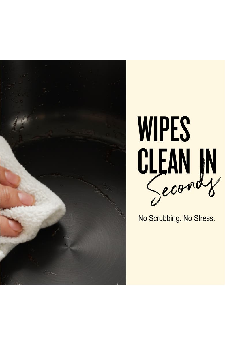 Alva Maestro Nonstick Stock Pot with Lid, Alternate, color, Black