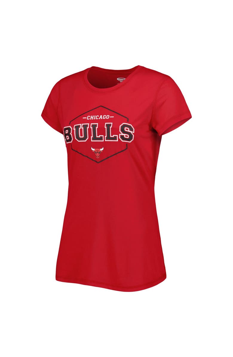 CONCEPTS SPORT Women's Concepts Sport Red/Black Chicago Bulls Badge T-Shirt & Pajama Pants Sleep Set, Alternate, color,