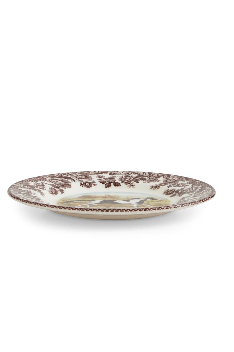 Woodland Horses 8" Salad Plate, Alternate, color, American Paint