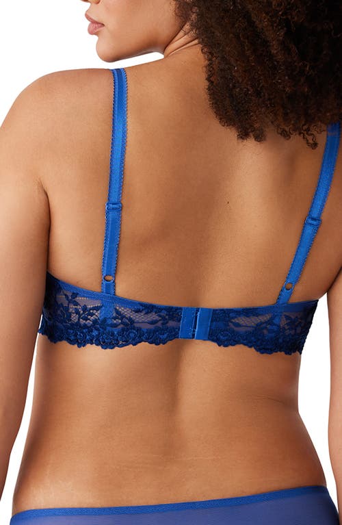 Wacoal Embrace Lace Bra In Beaucoup Blue/bellwether Blue