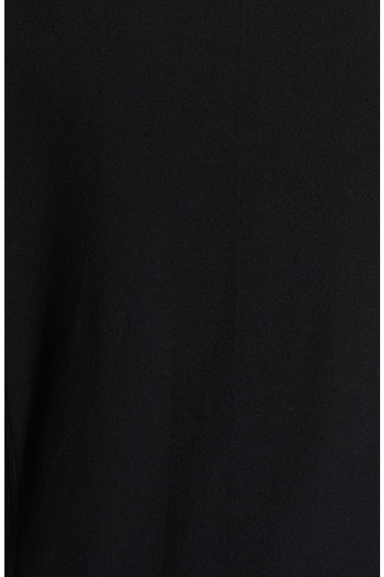 Drape Front Knit Vest, Alternate, color, BLACK