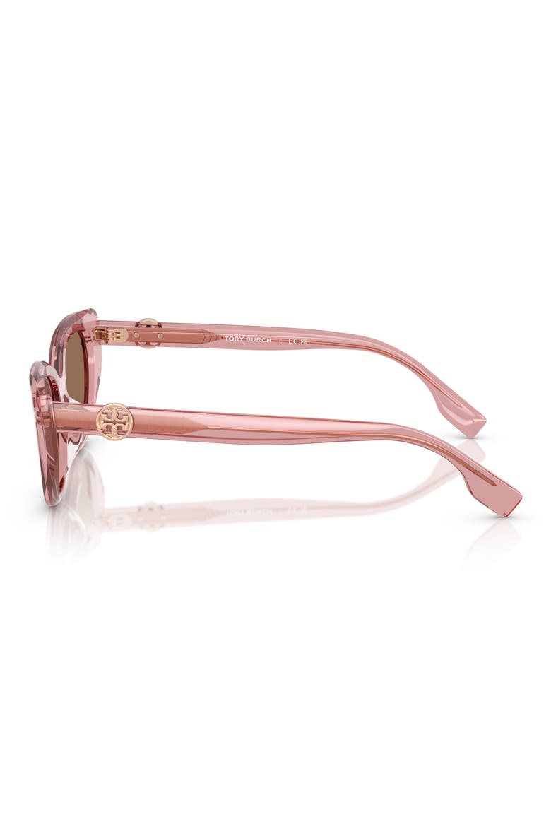 55mm Cat Eye Sunglasses, Alternate, color, PINK