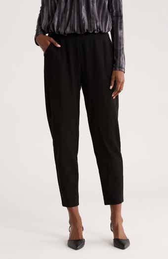 PATRIZIA LUCA Pull-On Tapered Leg Pants