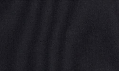 Nordstrom Stretch Cotton Ribbed Tank Dress In Black