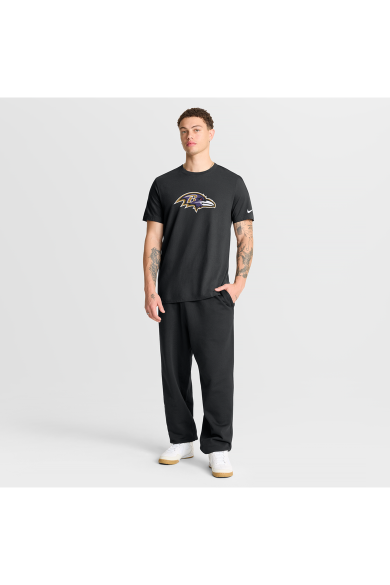 Men's Nike Black Baltimore Ravens Essential Logo T-Shirt, Alternate, color, Black