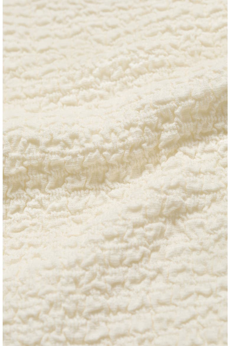Textured Cotton Blend Top, Alternate, color, OFF WHITE