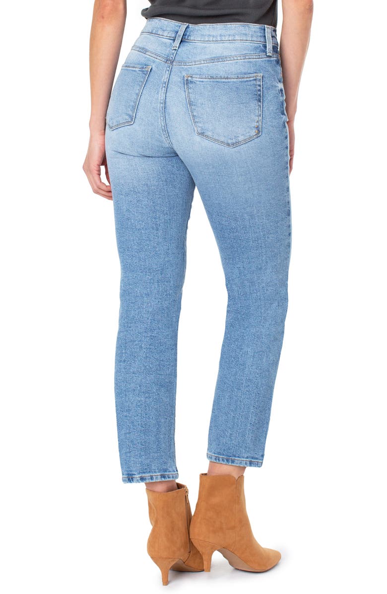 Rachel Roy High Rise 26" Inseam Straight Jeans, Alternate, color, 