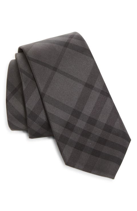 Manston Check Silk Tie
