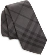 Burberry Manston Check Silk Tie