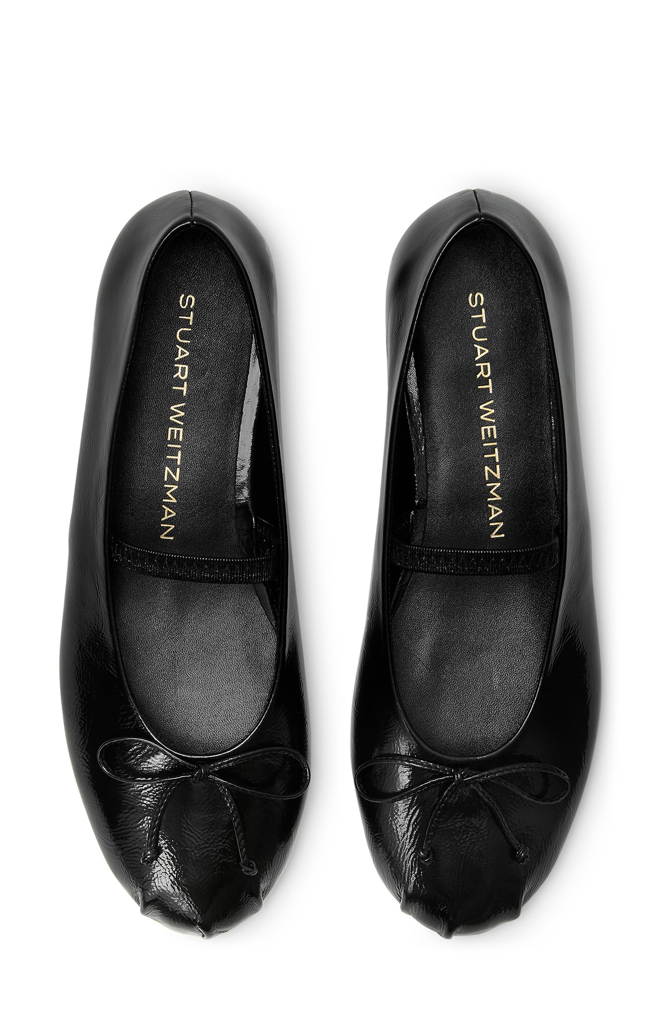 Prima Bow Mary Jane Flat, Alternate, color, BLACK/ BLACK