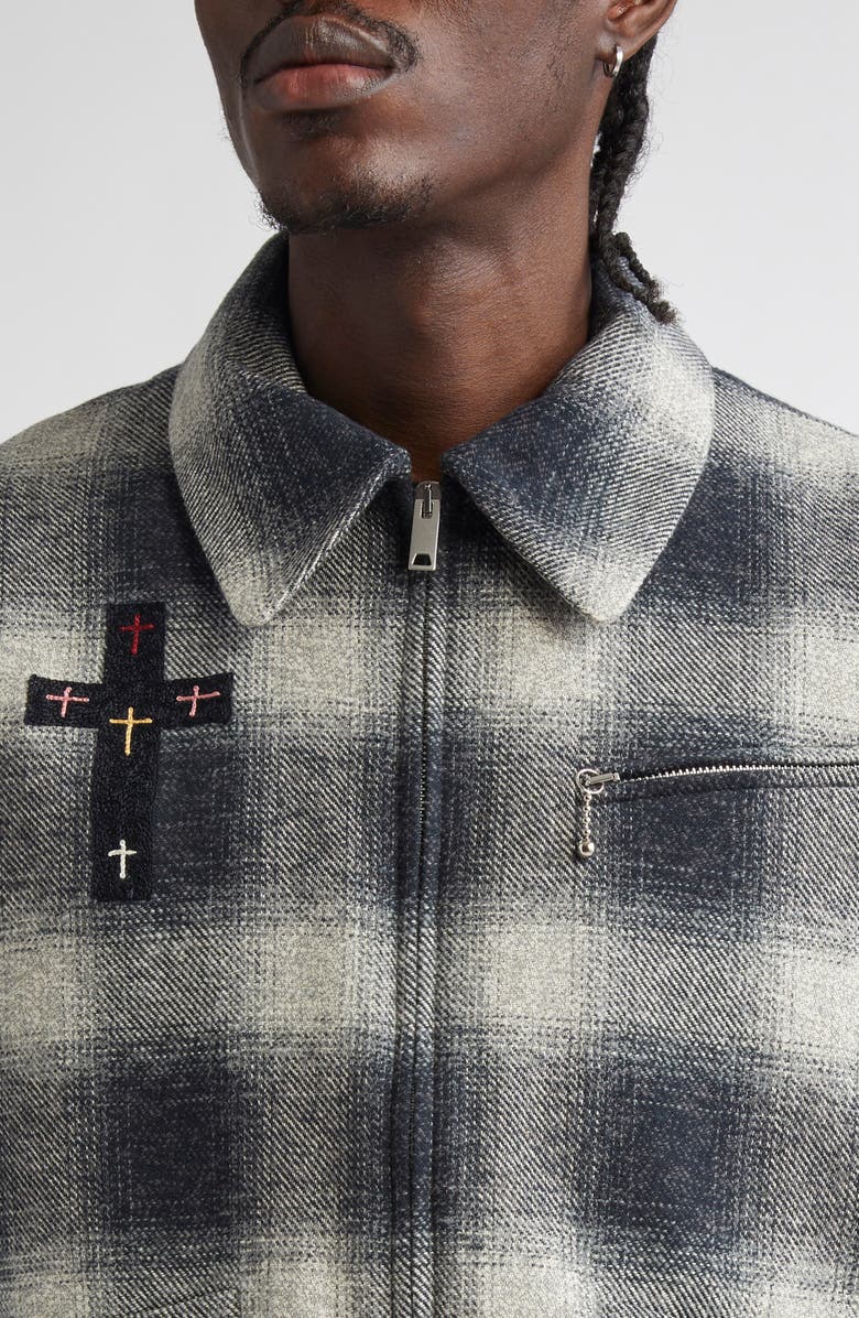 Second Layer Oracle Plaid Virgin Wool Jacket, Alternate, color, Tartan 3064