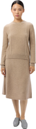 Gobi Cashmere A-Line Cashmere Knitted Skirt