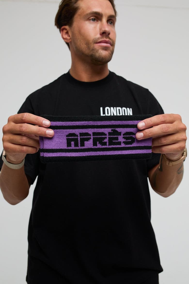 Après Headband - Black and Purple, Alternate, color, Black and Purple