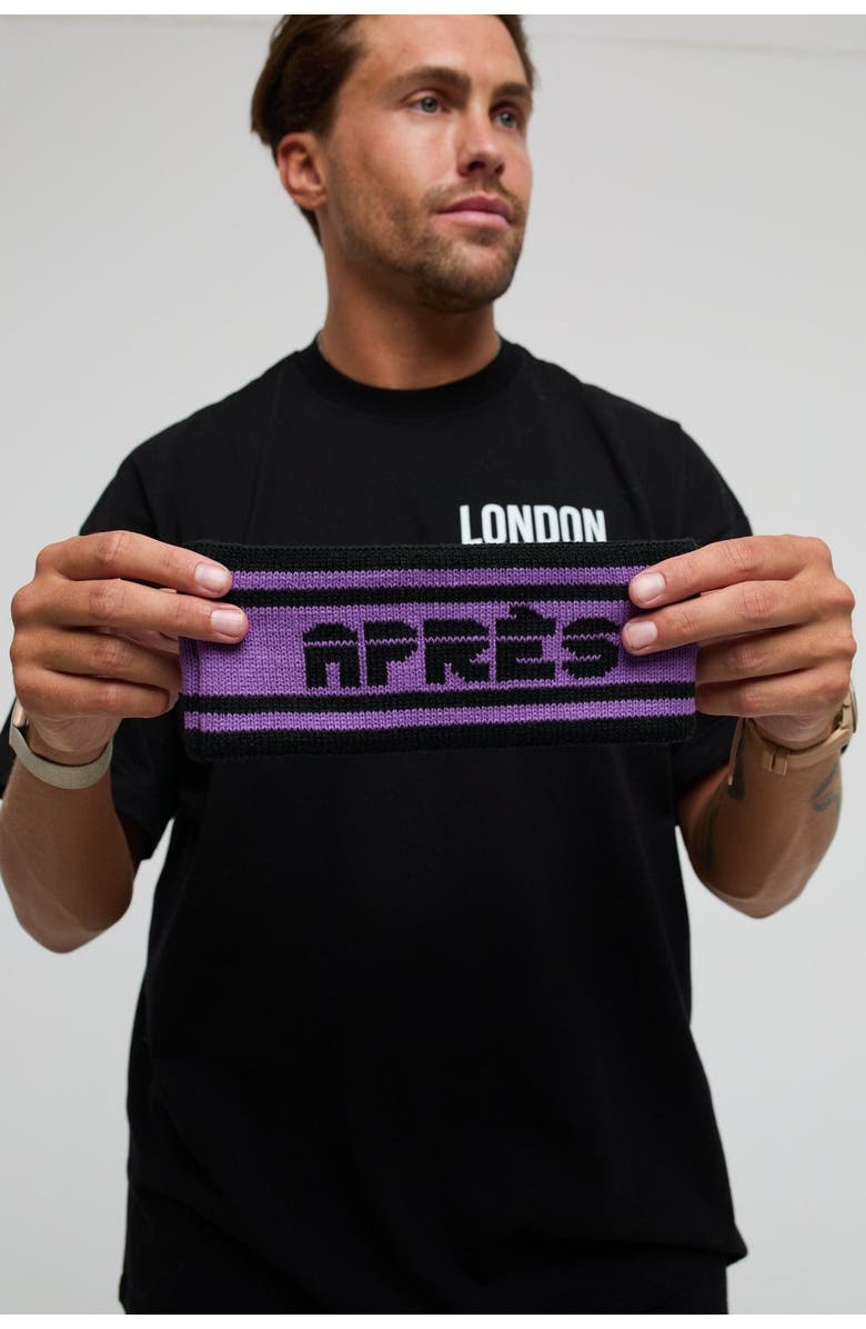 OOSC Après Headband - Black and Purple, Alternate, color, Black And Purple