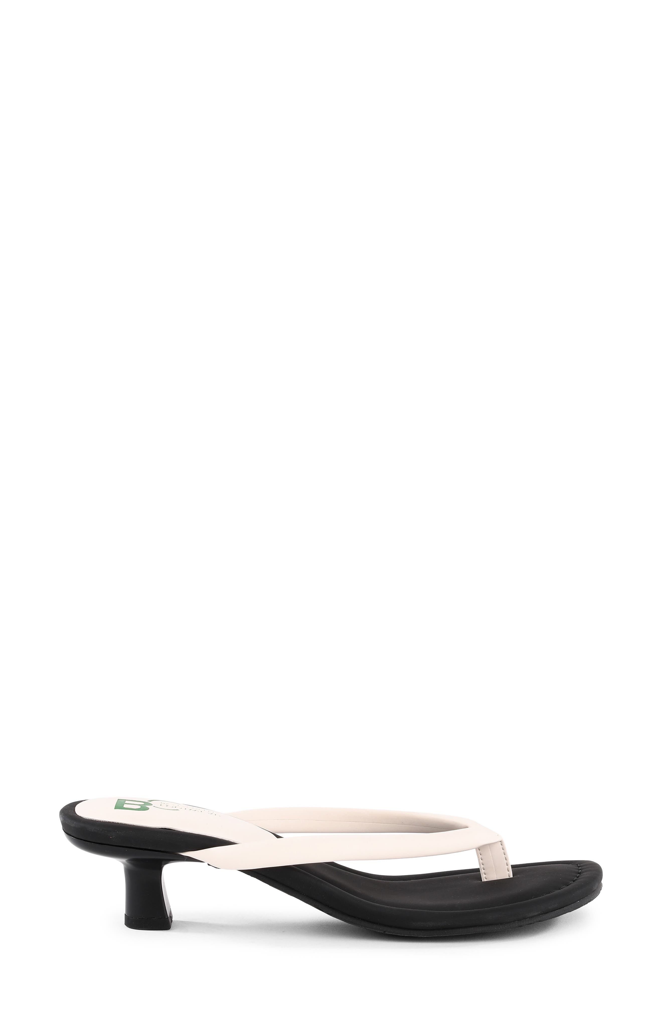 BC Footwear Riptide Kitten Heel Sandal, Alternate, color, White