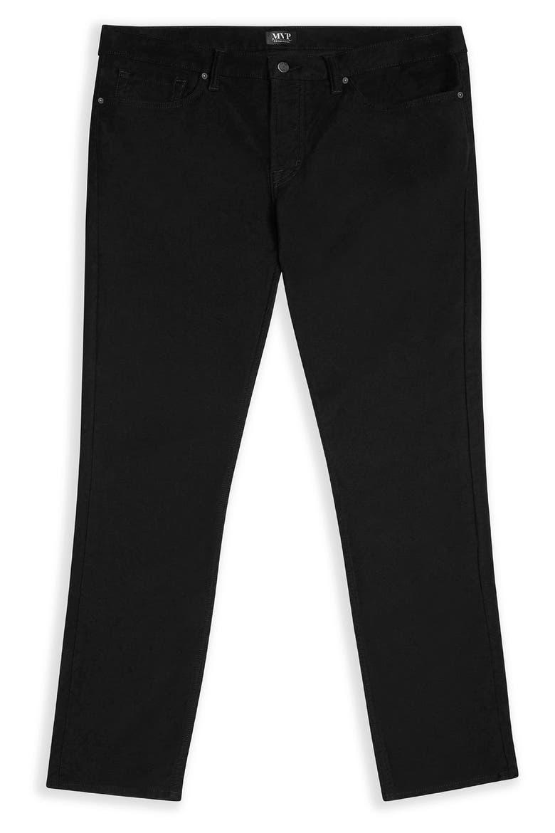 Straight Leg Jeans, Alternate, color, BLACK