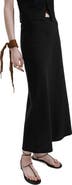MANGO Straight Midi Skirt