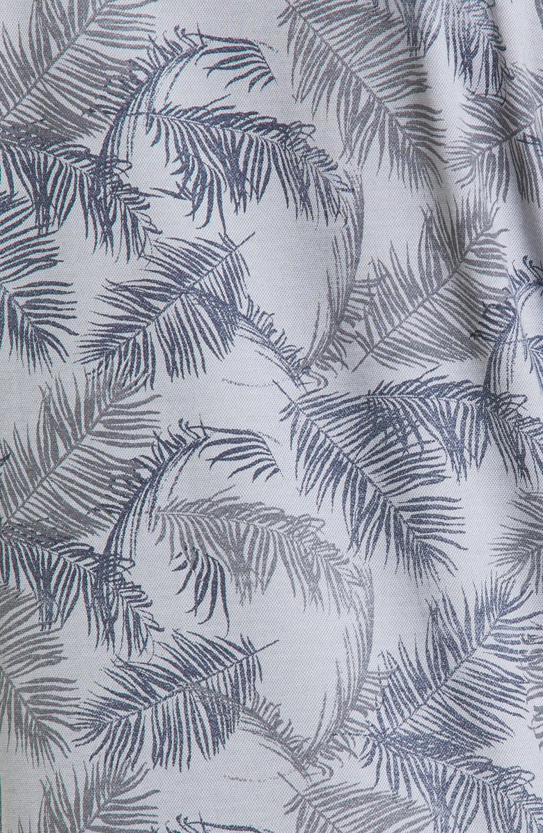 TravisMathew Palm Leaf Print Piqué Polo, Alternate, color,